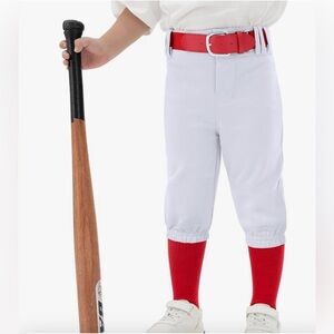 Resinta Toddler & Youth Boys Baseball Pants with Socks and Belt